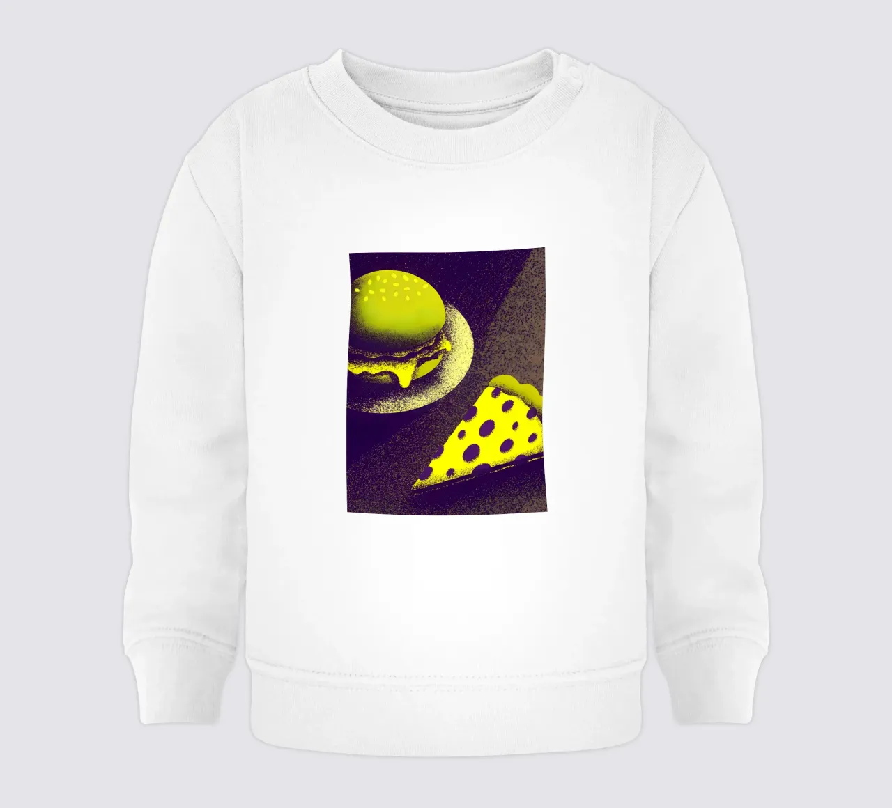 Hamburger e pizza felpa neonato da SOUL SHOP