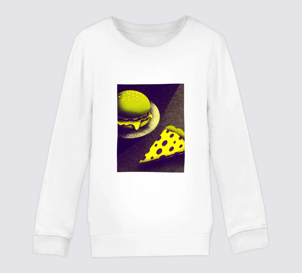 Hamburger e pizza felpa bambino da SOUL SHOP