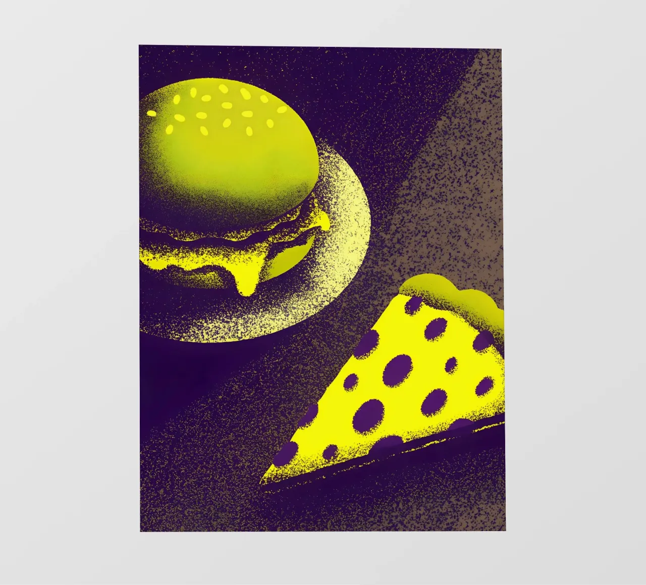 Hamburger e pizza pellicola backlit da SOUL SHOP