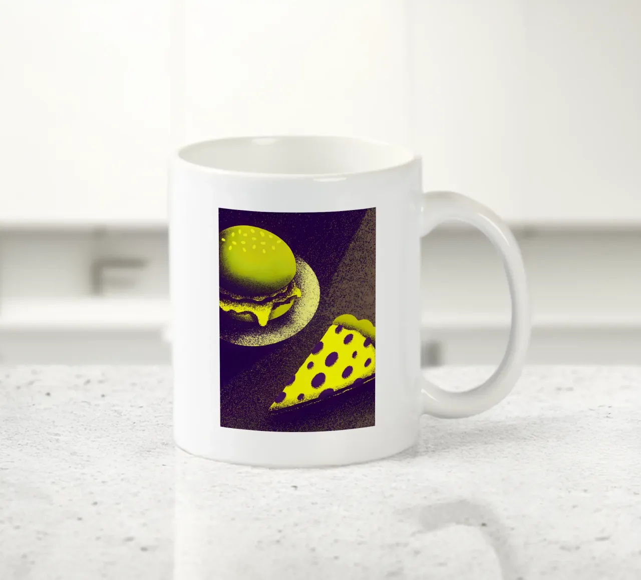 Hamburger e pizza tazza in ceramica da SOUL SHOP