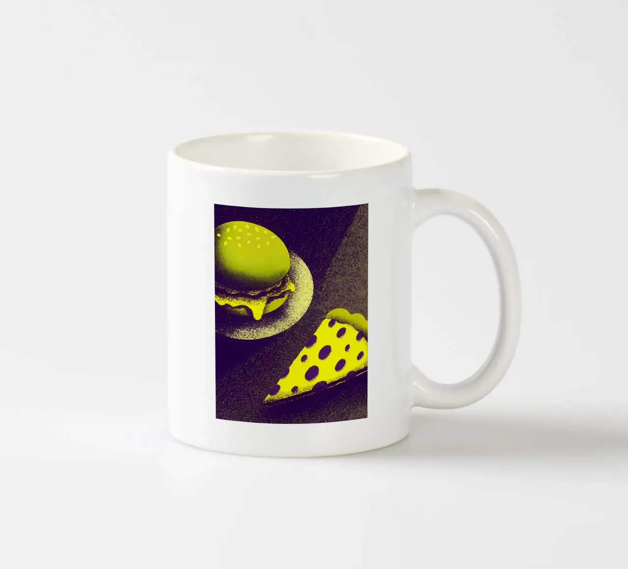 Hamburger e pizza tazza in ceramica da SOUL SHOP