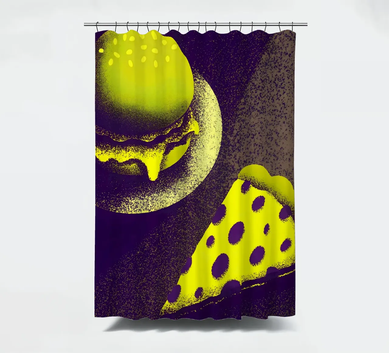 Hamburger e pizza tenda da doccia da SOUL SHOP