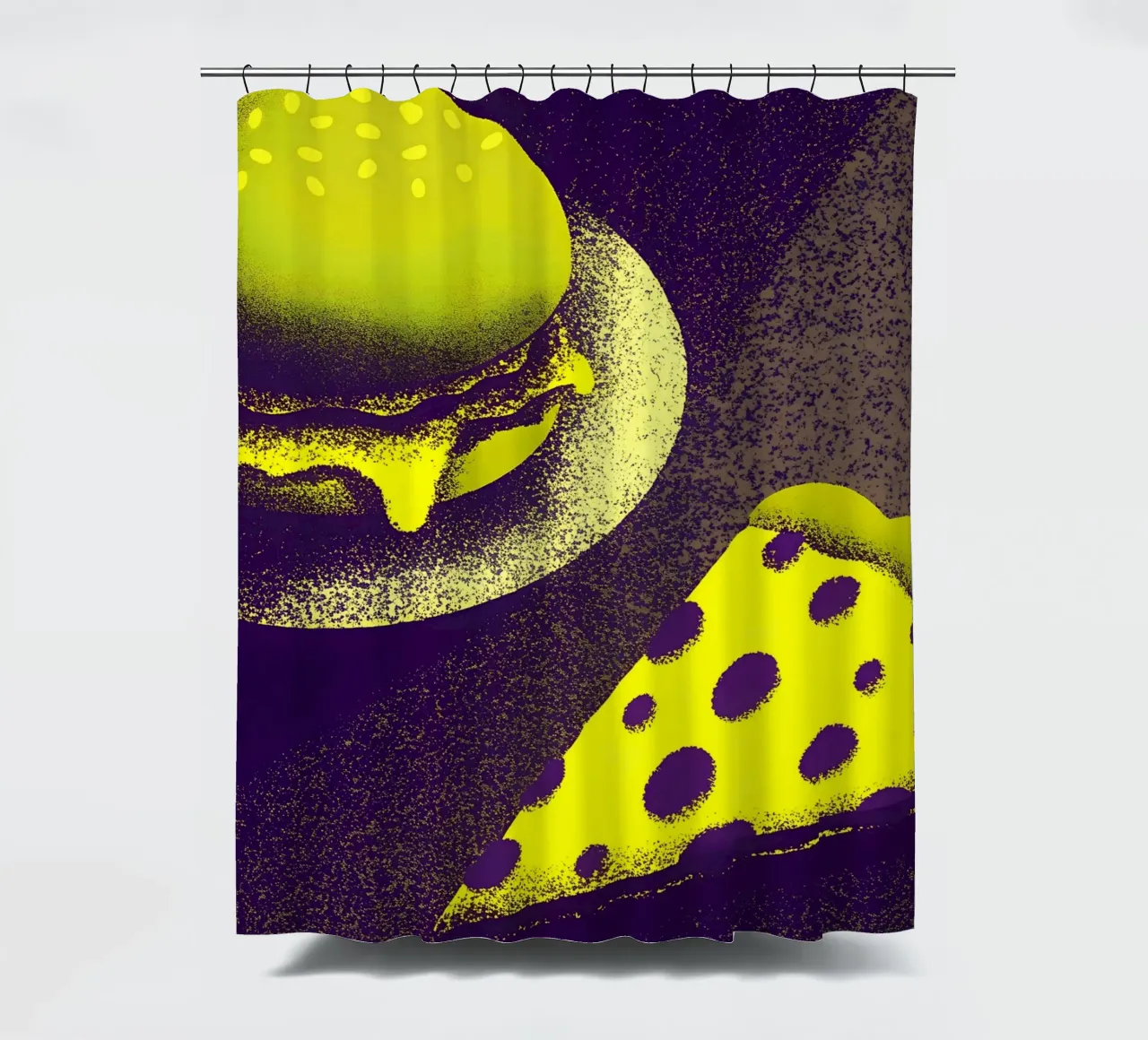 Hamburger e pizza tenda da doccia da SOUL SHOP