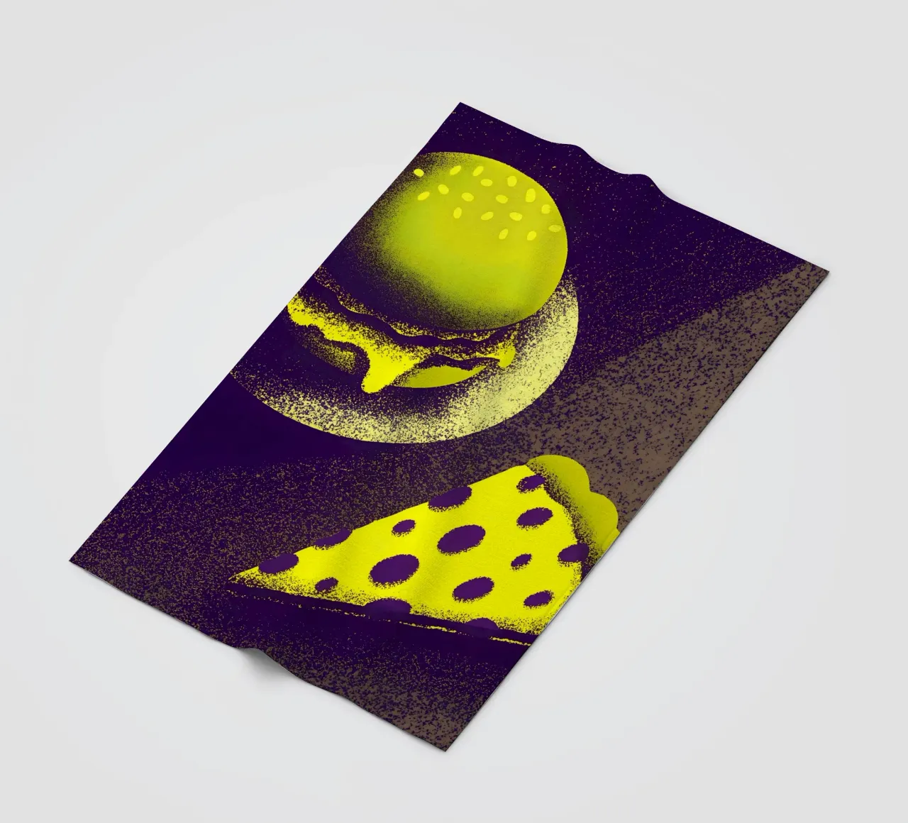 Hamburger e pizza coperta in pile da SOUL SHOP