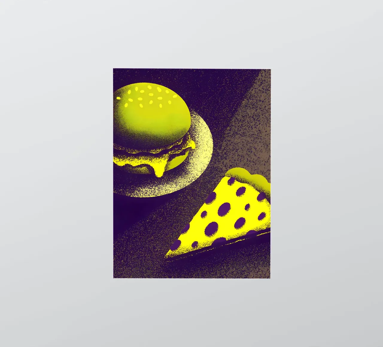 Hamburger e pizza adesivo da SOUL SHOP