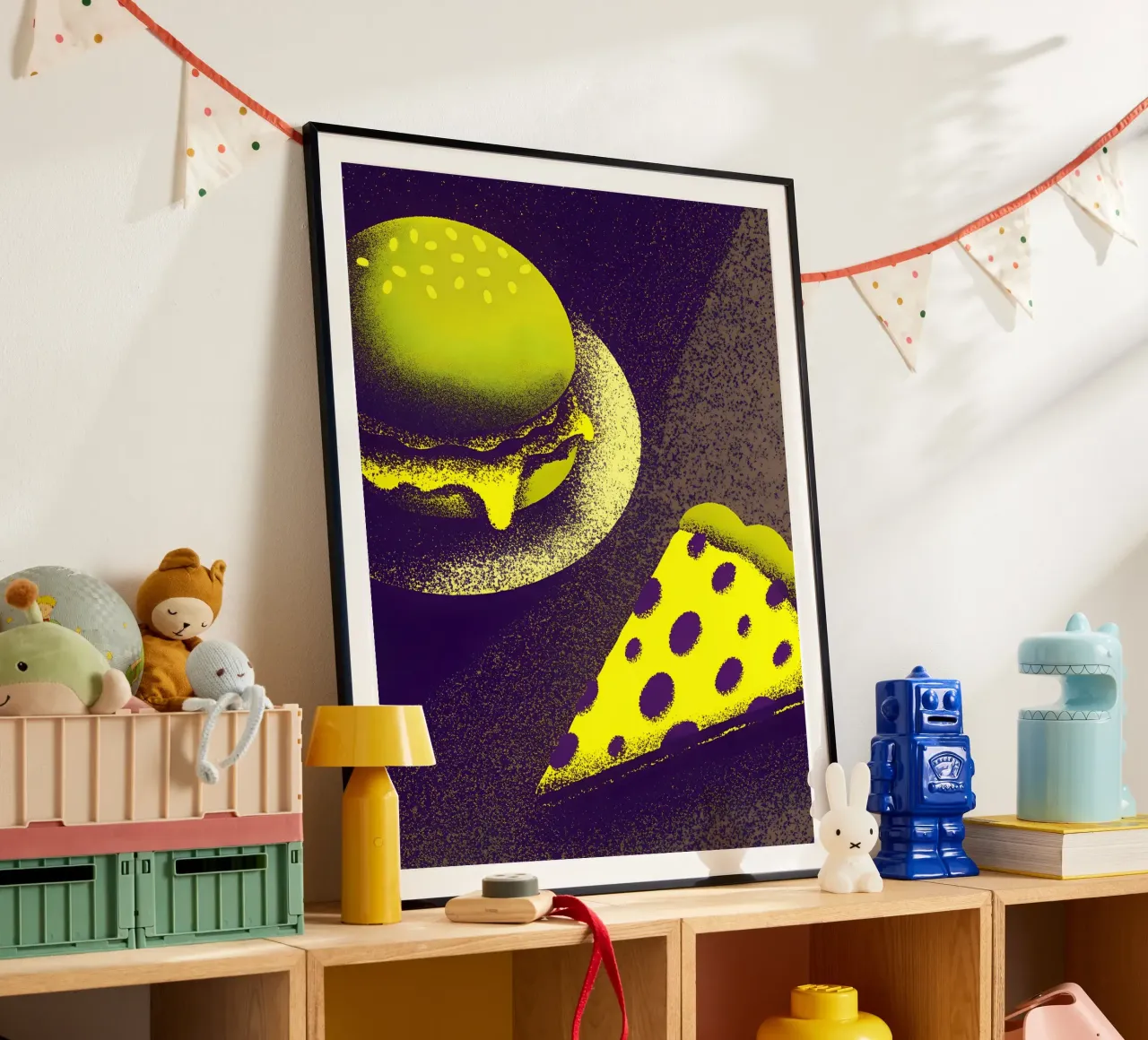 Hamburger e pizza poster da SOUL SHOP