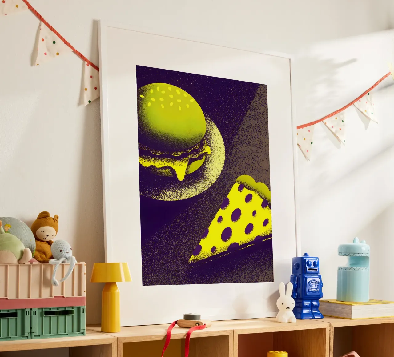 Hamburger e pizza poster da SOUL SHOP