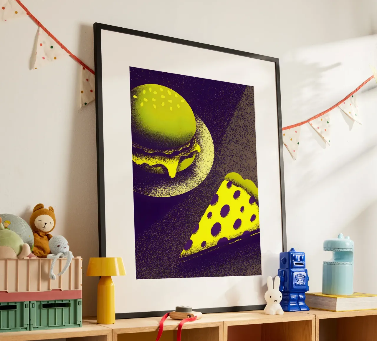 Hamburger e pizza poster da SOUL SHOP