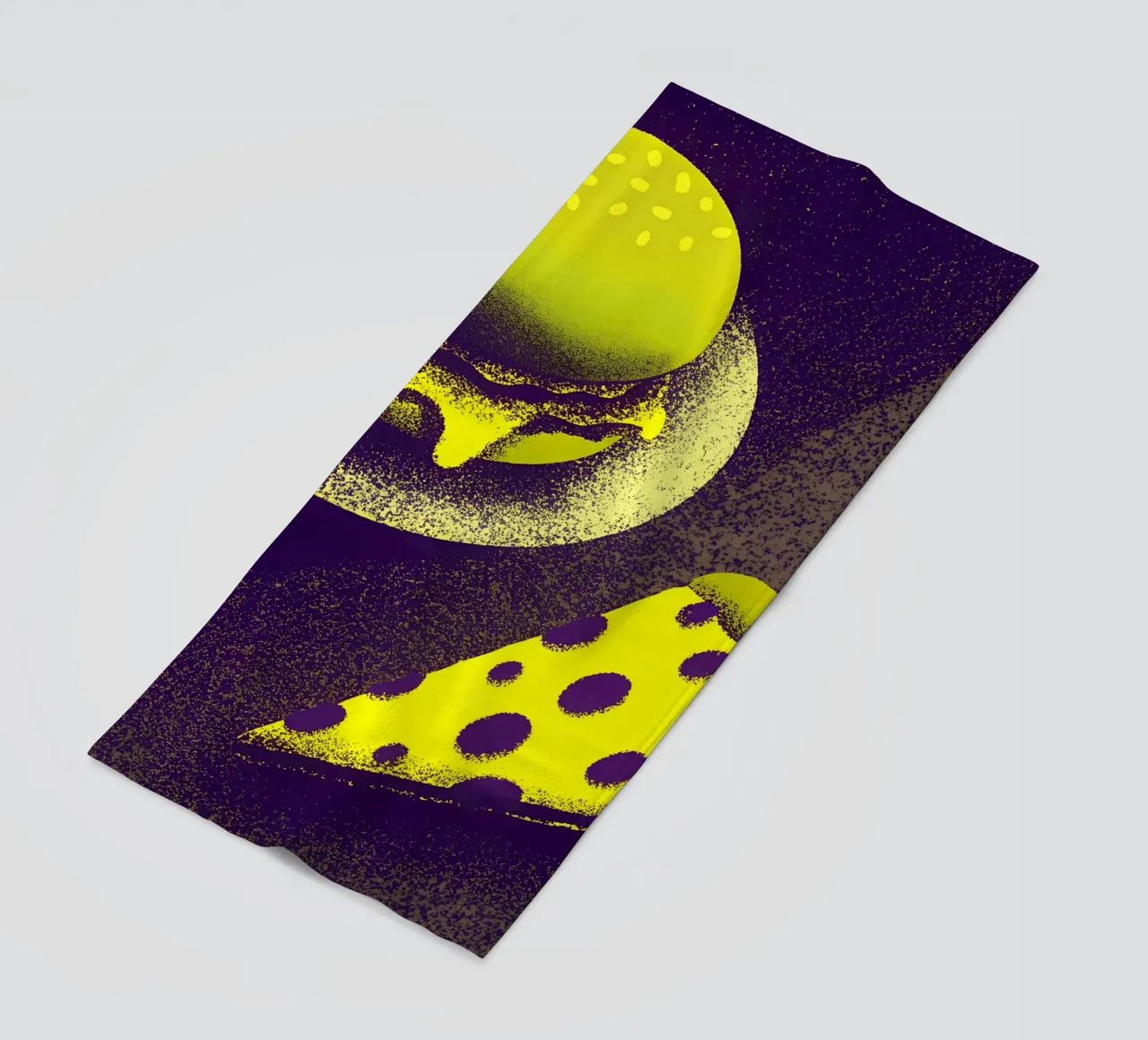 Hamburger e pizza telo mare da SOUL SHOP