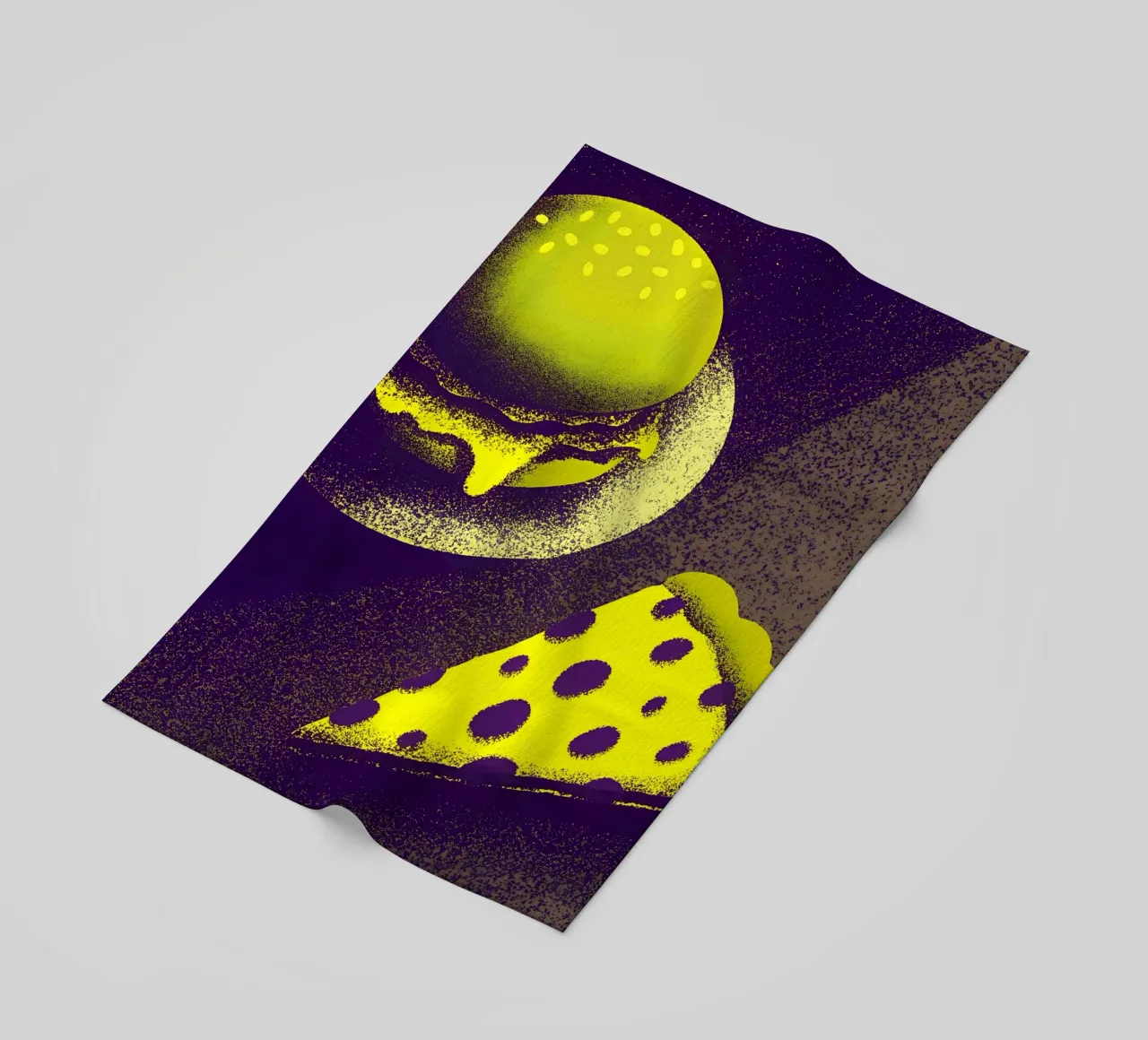 Hamburger e pizza telo mare da SOUL SHOP