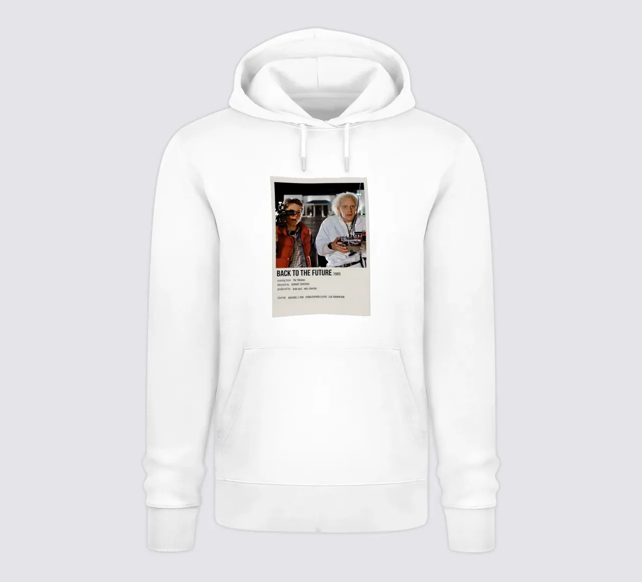 BACK TO THE FUTURE 1985 felpa con cappuccio da MVFminimalist