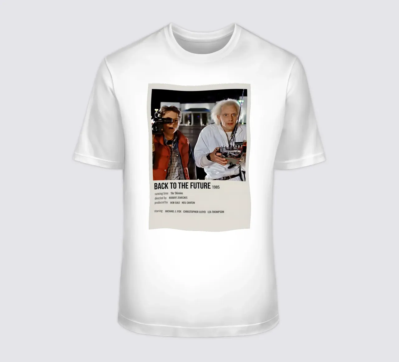 BACK TO THE FUTURE 1985 t-shirt da MVFminimalist