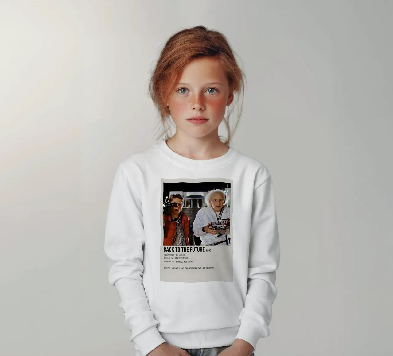 BACK TO THE FUTURE 1985 felpa bambino da MVFminimalist