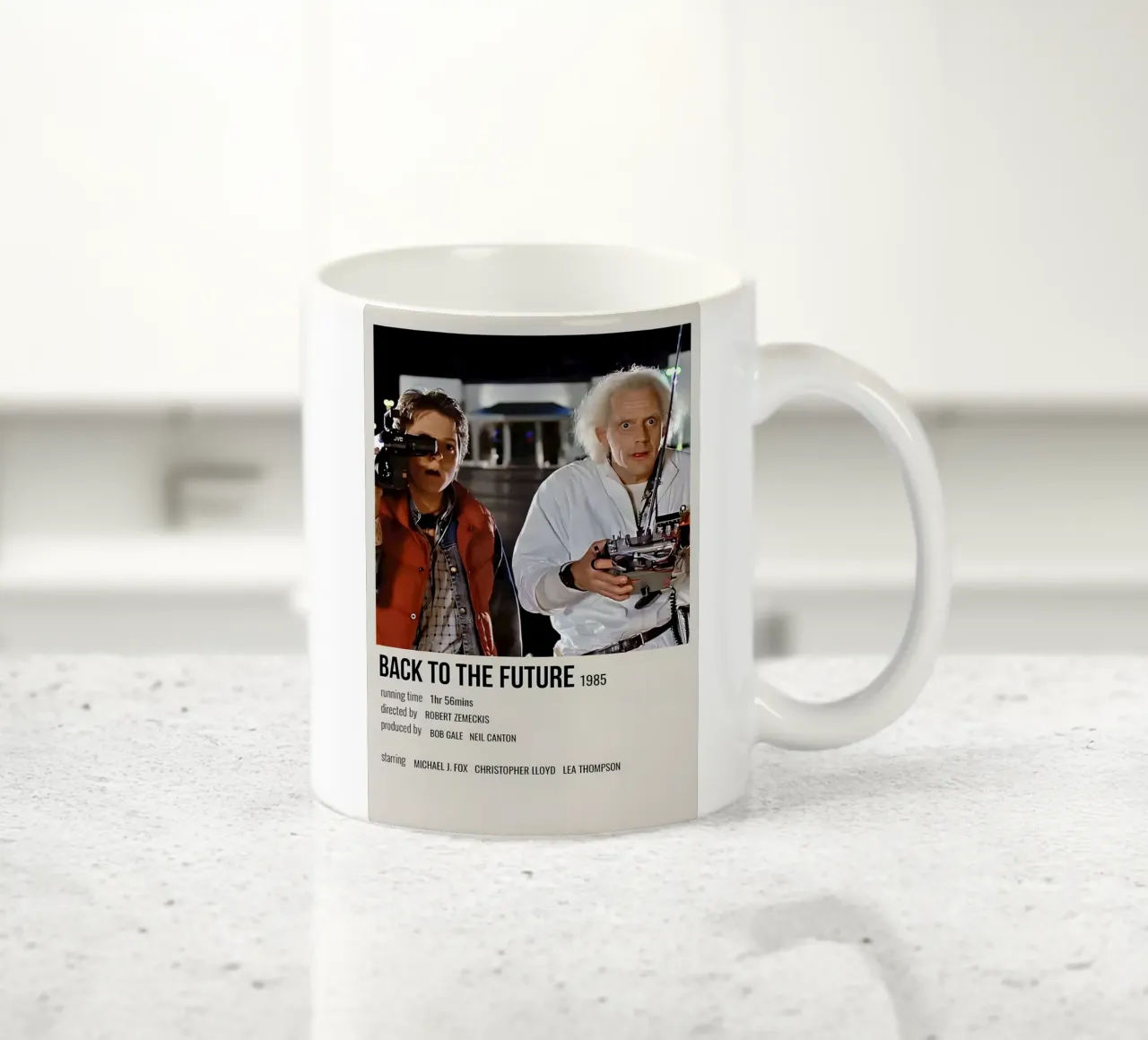 BACK TO THE FUTURE 1985 tazza in ceramica da MVFminimalist