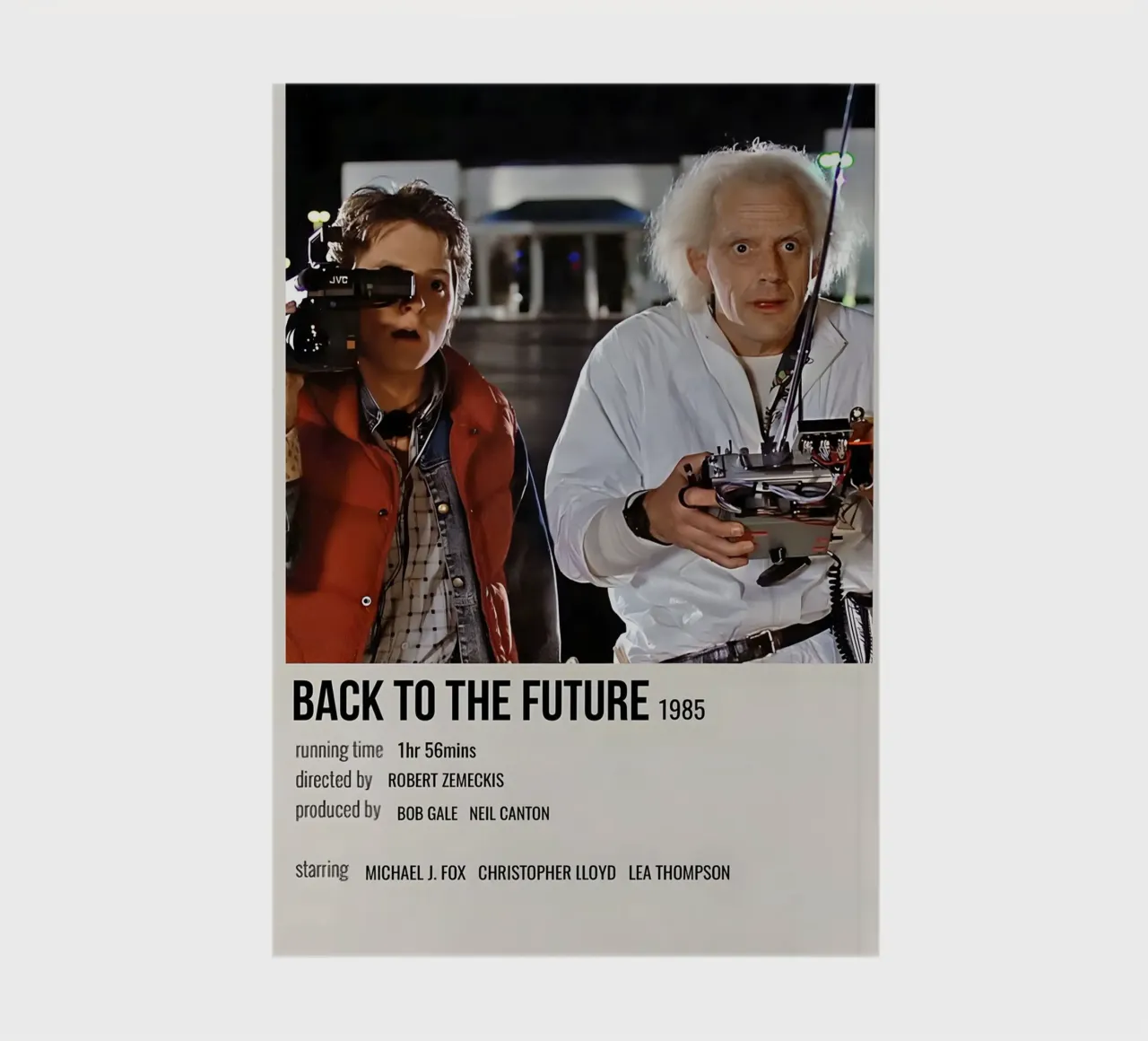BACK TO THE FUTURE 1985 Notizbuch von MVFminimalist