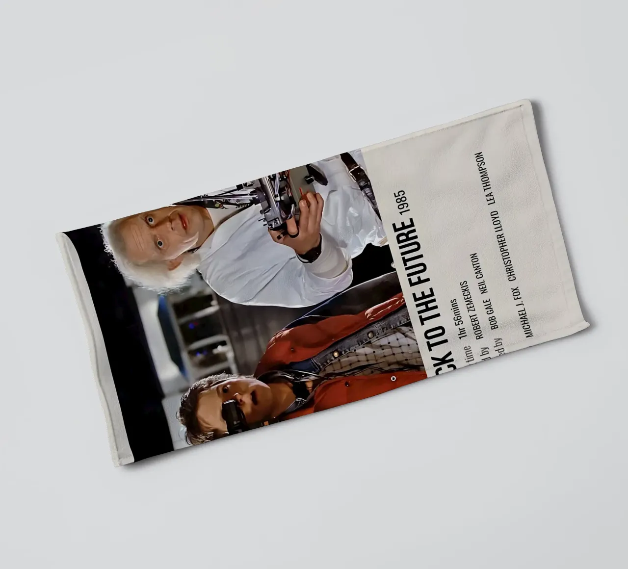 BACK TO THE FUTURE 1985 asciugamano da bagno da MVFminimalist