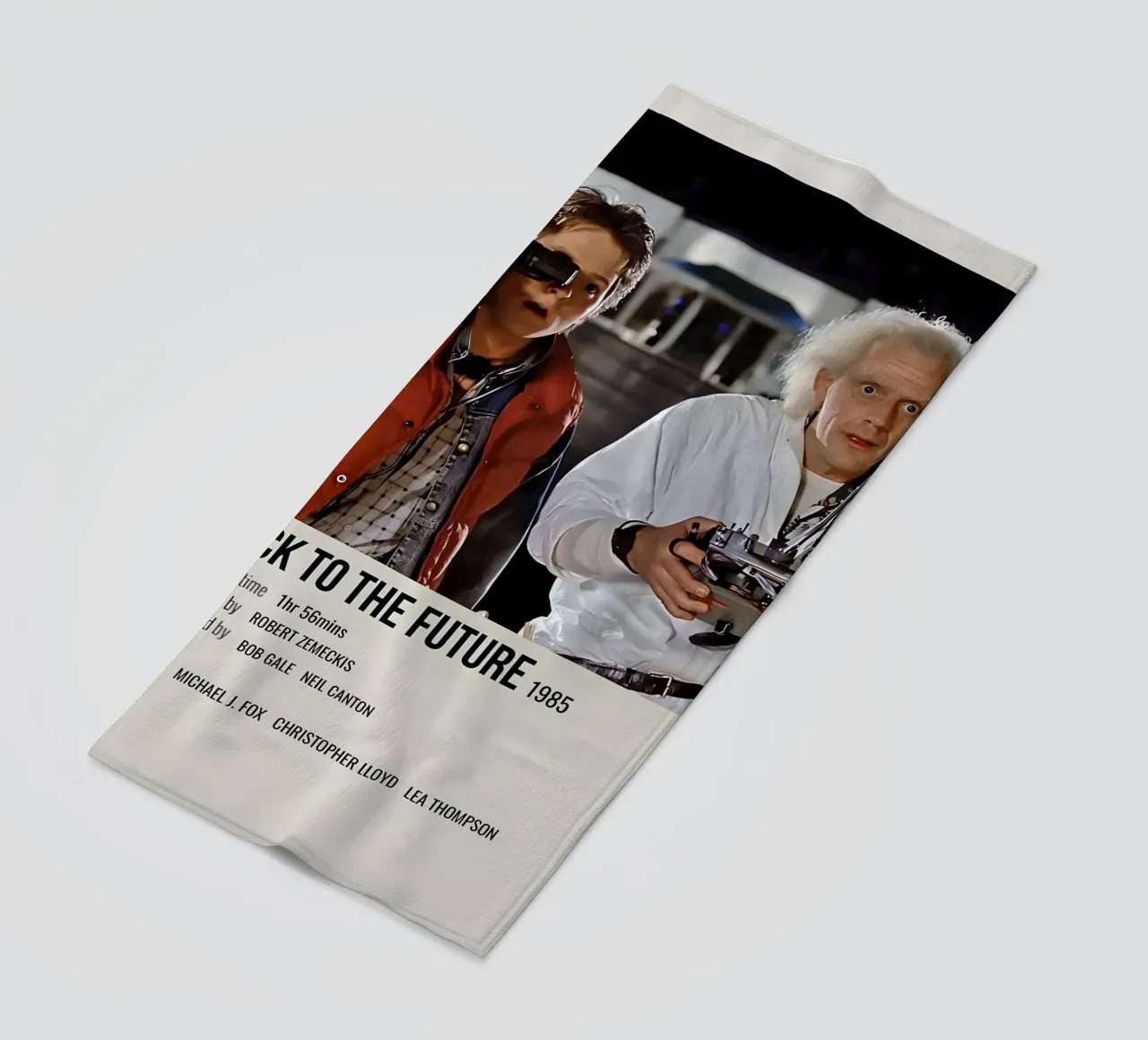 BACK TO THE FUTURE 1985 telo mare da MVFminimalist
