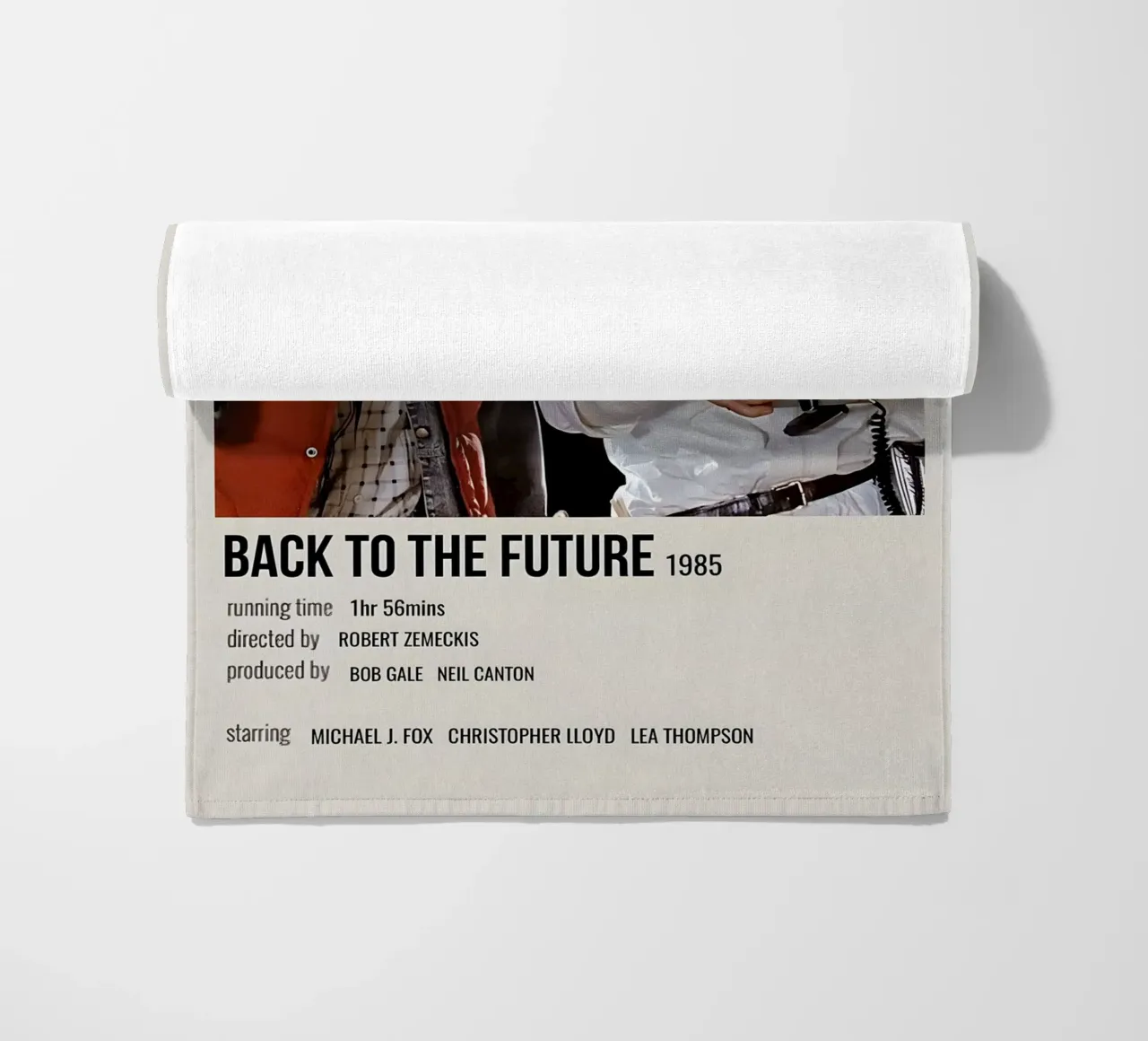 BACK TO THE FUTURE 1985 telo mare da MVFminimalist