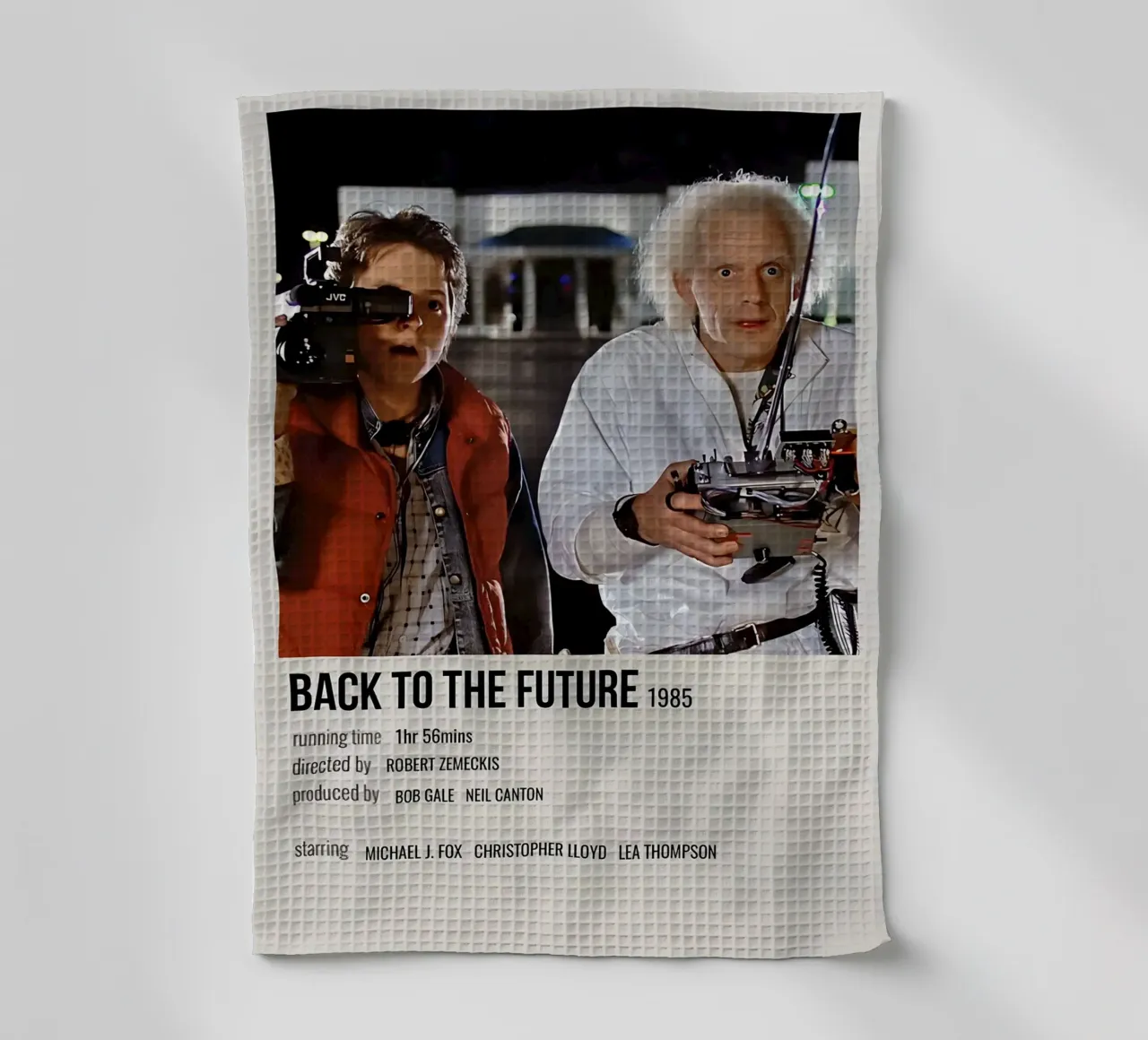BACK TO THE FUTURE 1985 canovaccio da cucina da MVFminimalist
