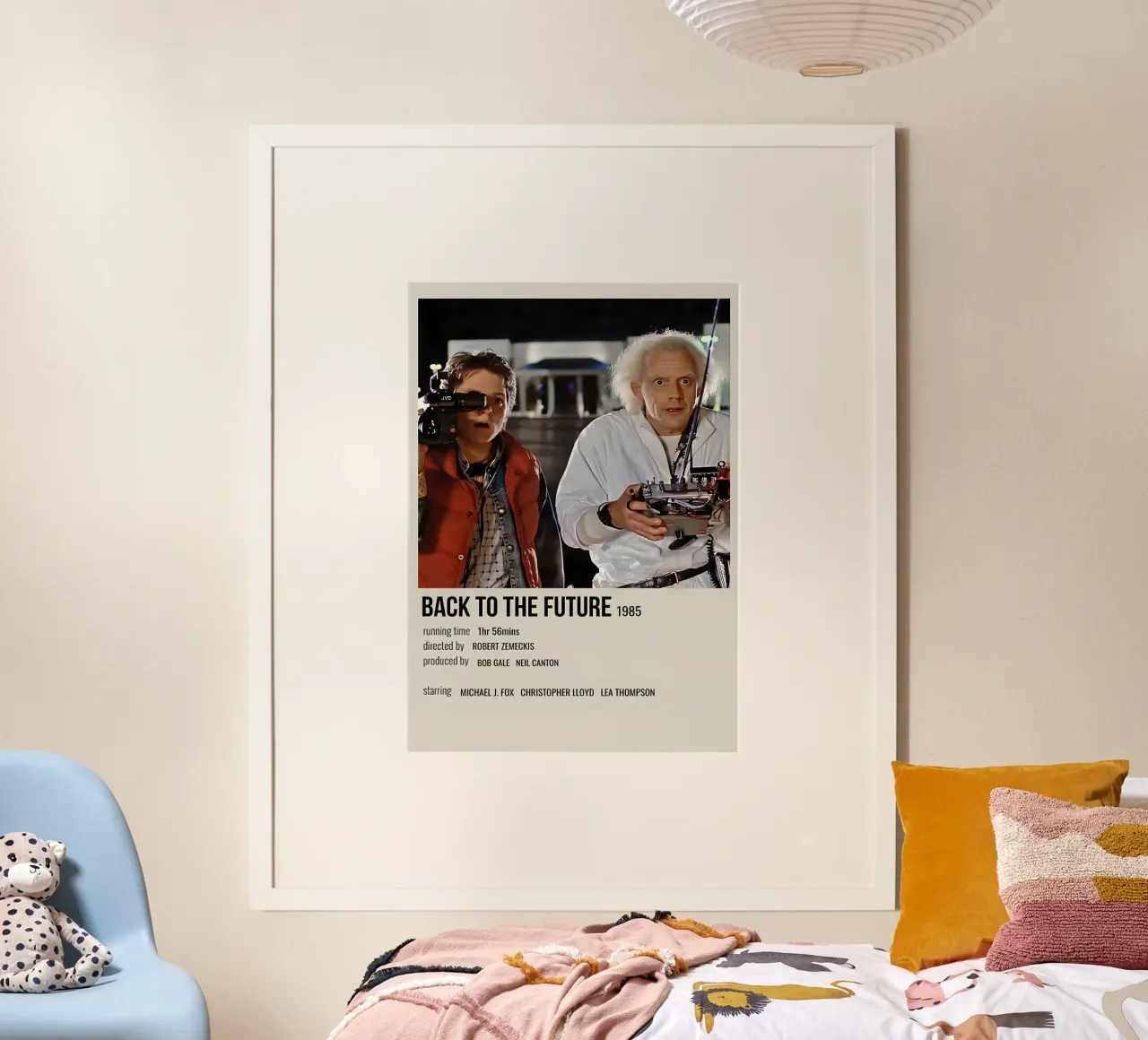 BACK TO THE FUTURE 1985 carta hahnemühle da MVFminimalist