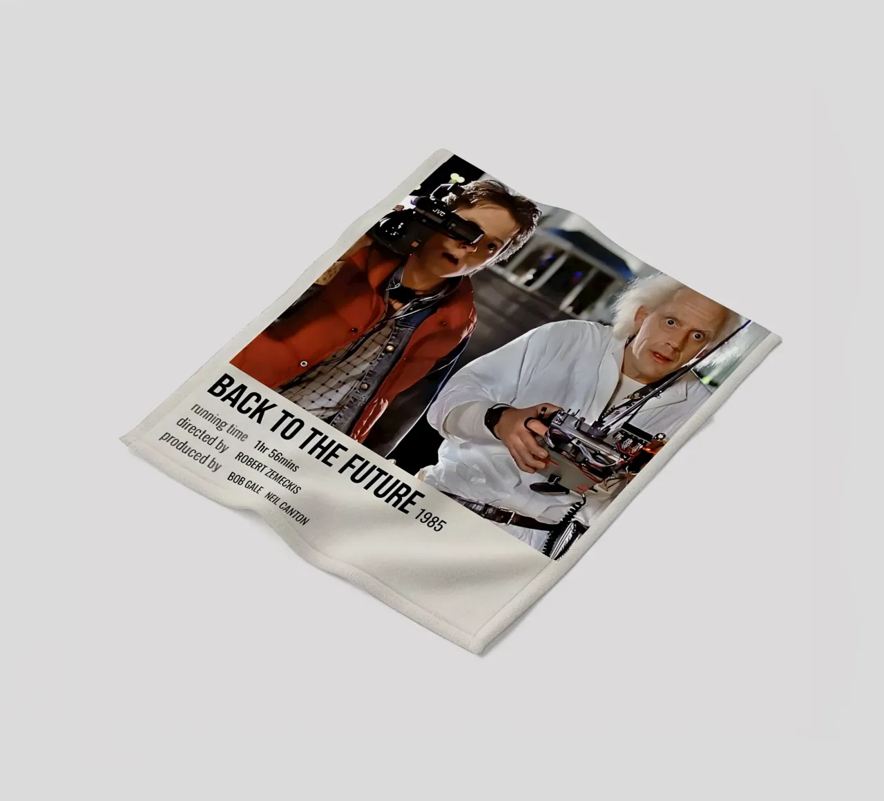 BACK TO THE FUTURE 1985 coperta in pile da MVFminimalist