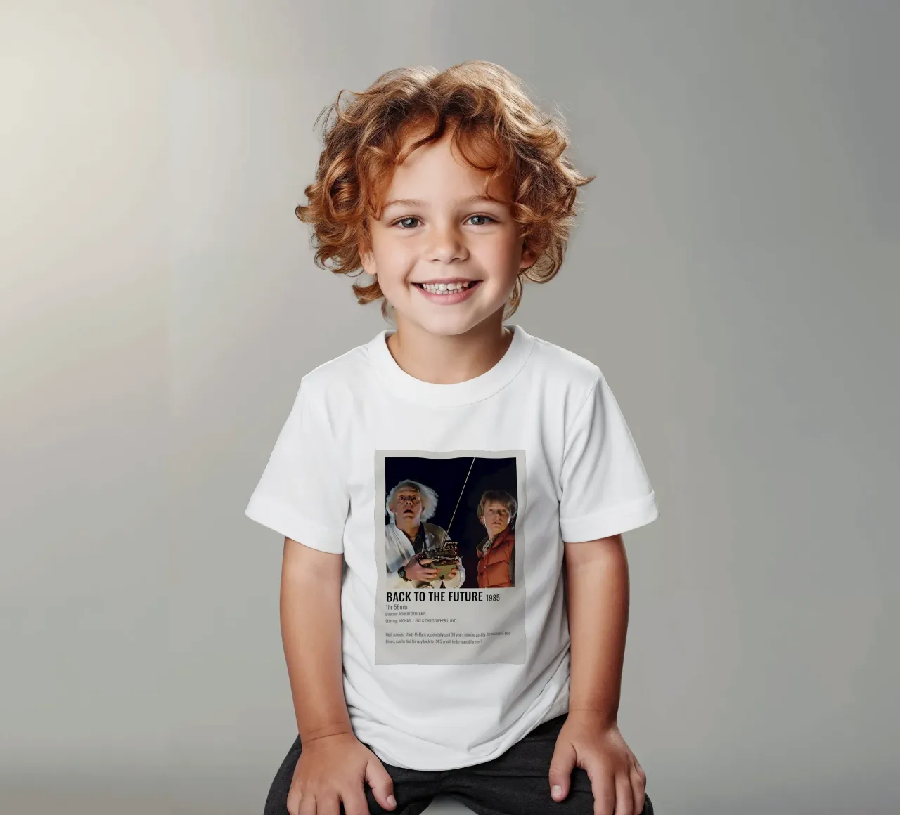 BACK TO THE FUTURE 1985 t-shirt bambini da MVFminimalist
