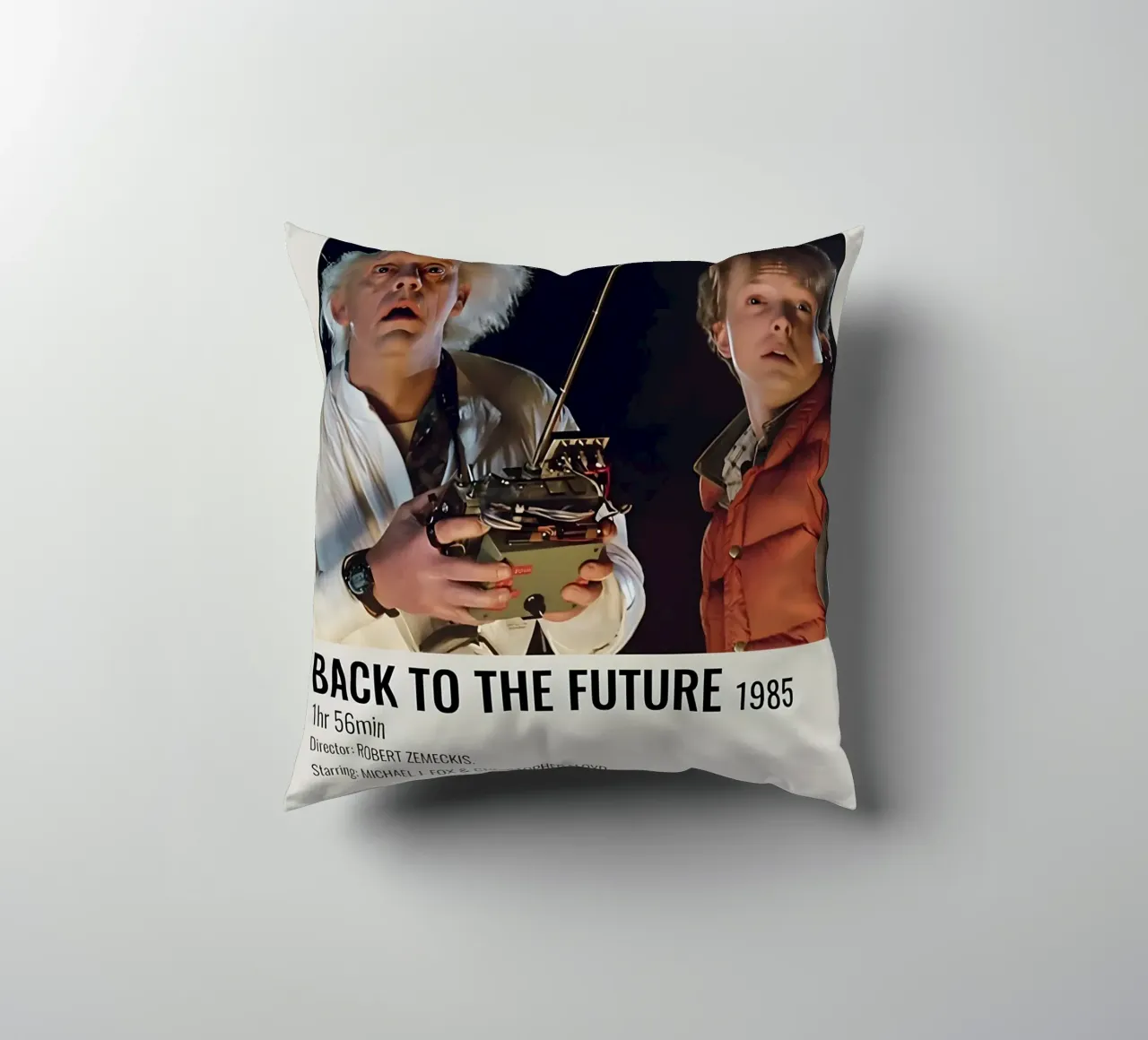 BACK TO THE FUTURE 1985 cuscino da MVFminimalist