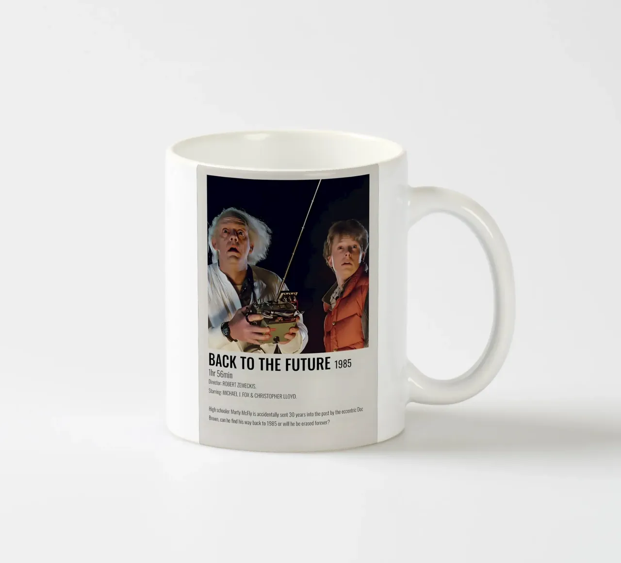 BACK TO THE FUTURE 1985 tazza in ceramica da MVFminimalist