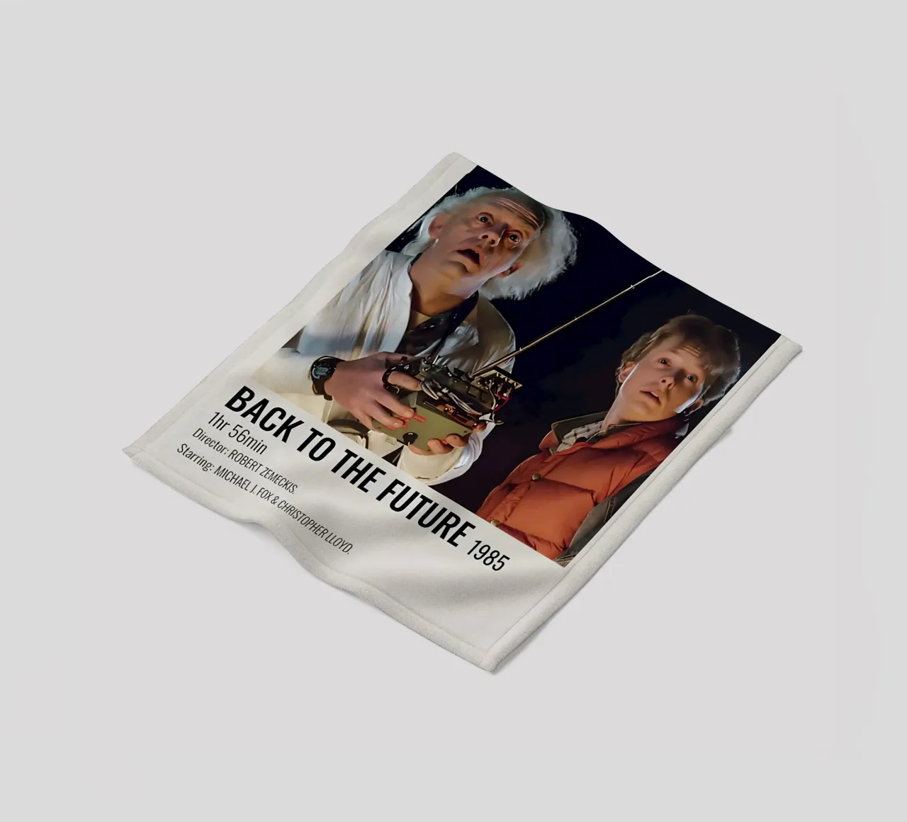 BACK TO THE FUTURE 1985 coperta in pile da MVFminimalist