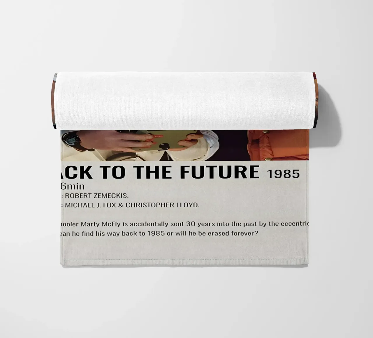 BACK TO THE FUTURE 1985 telo mare da MVFminimalist