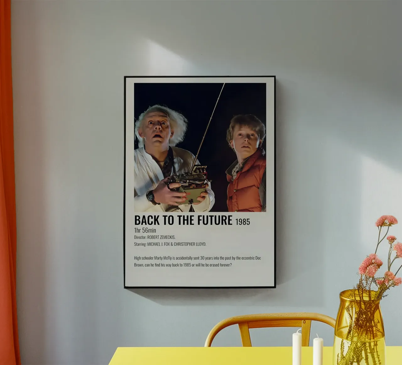 BACK TO THE FUTURE 1985 plexiglass da MVFminimalist
