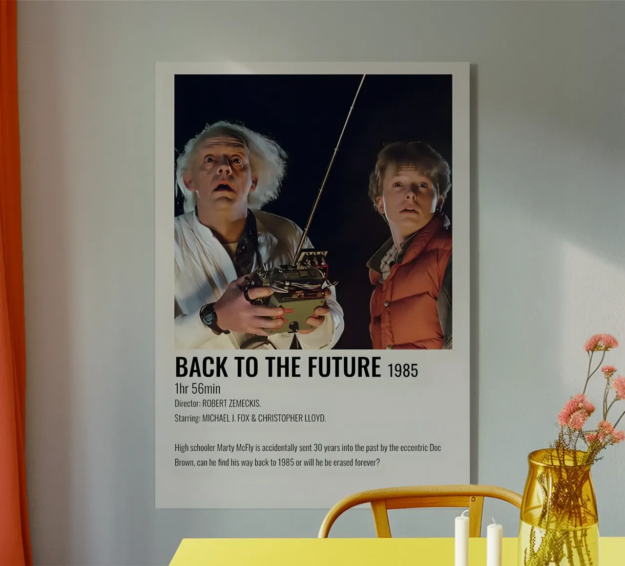 BACK TO THE FUTURE 1985 plexiglass da MVFminimalist