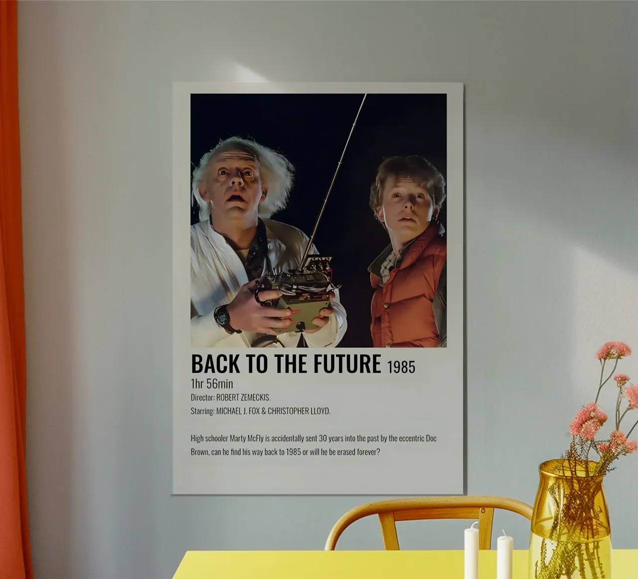 BACK TO THE FUTURE 1985 carta hahnemühle da MVFminimalist