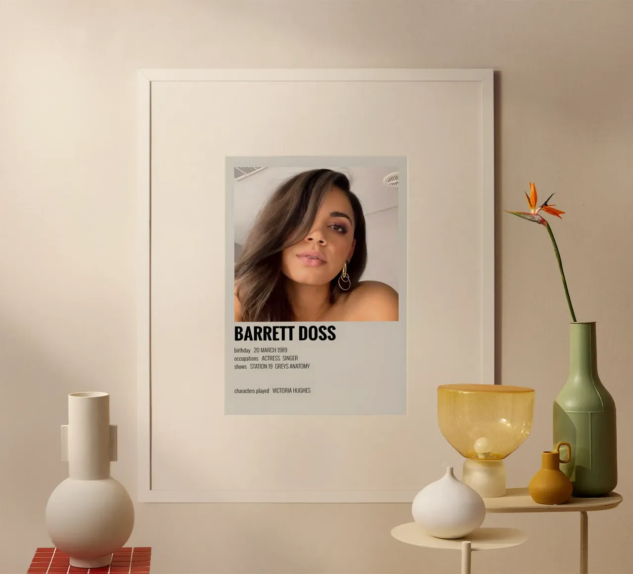 BARRETT DOSS poster da MVFminimalist