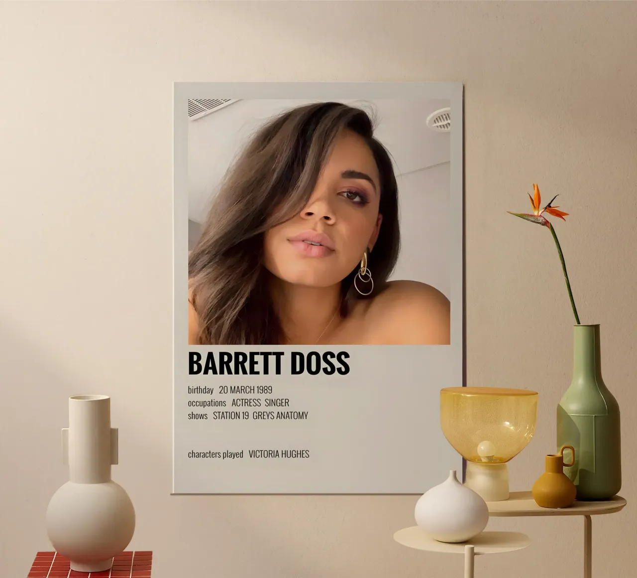 BARRETT DOSS poster da MVFminimalist