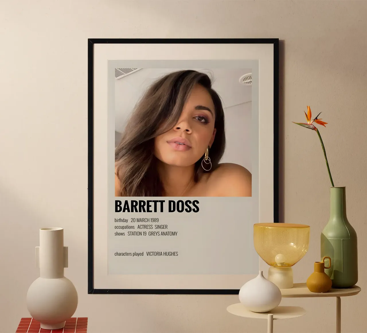 BARRETT DOSS poster da MVFminimalist