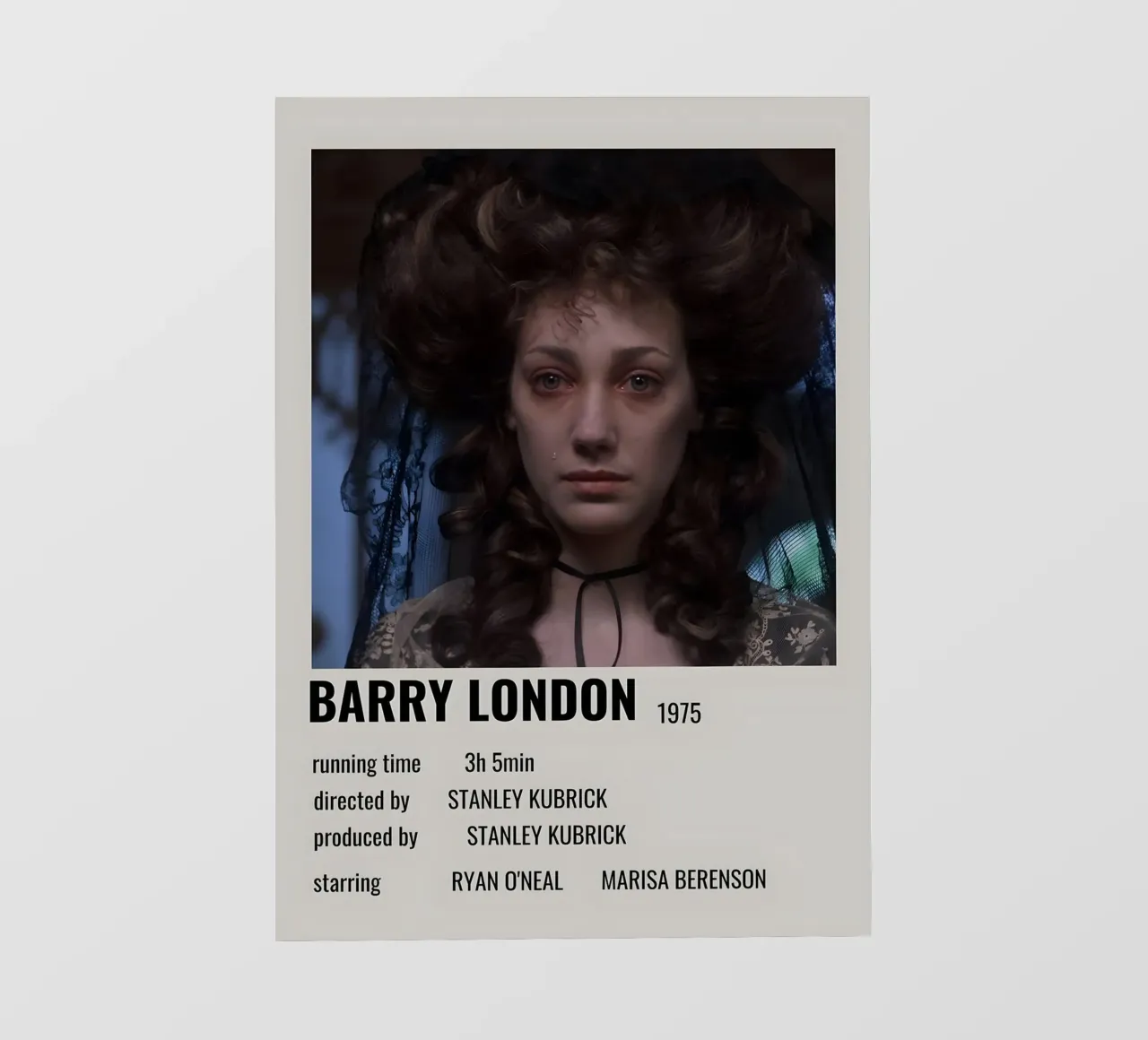 BARRY LONDON 1975 pellicola backlit da MVFminimalist
