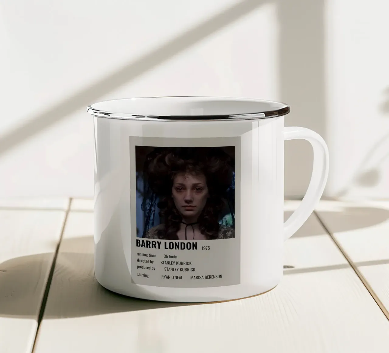 BARRY LONDON 1975 tazza in smalto da MVFminimalist