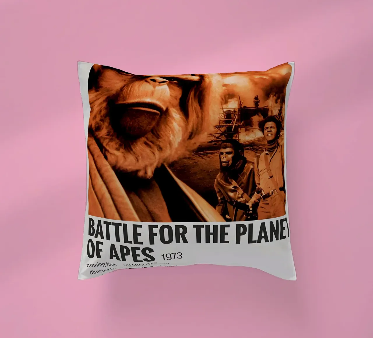 BATTLE FOR THE PLANET OF APES 1973 cuscino da MVFminimalist