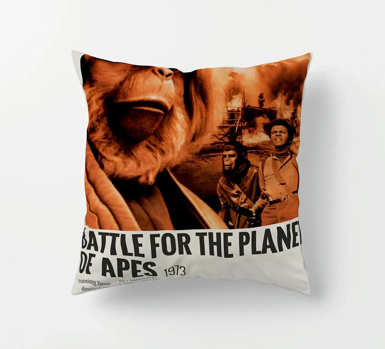 BATTLE FOR THE PLANET OF APES 1973 cuscino da MVFminimalist