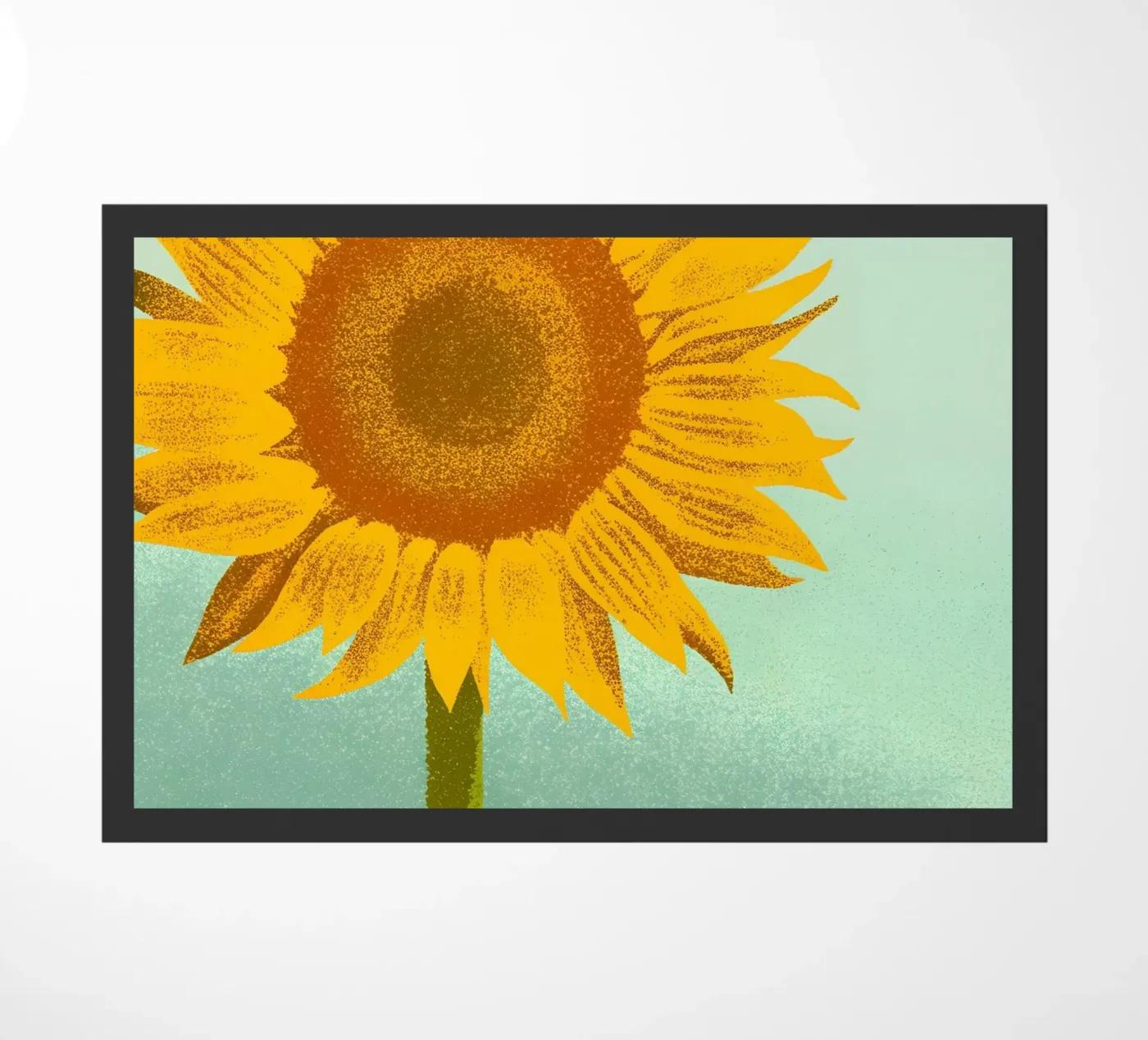 Sunflower doormat by SOUL SHOP