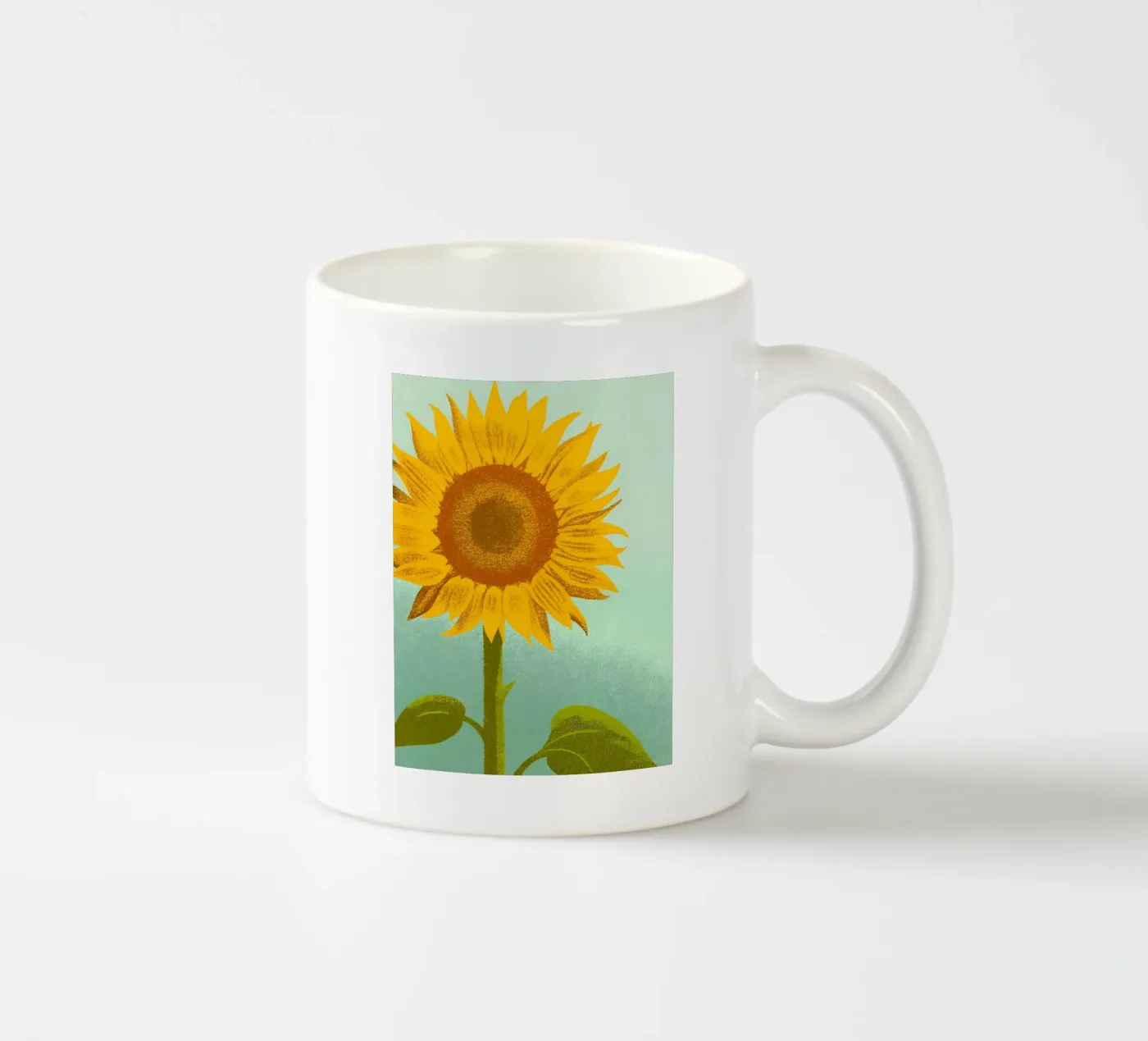 Sunflower ceramic mug by SOUL SHOP