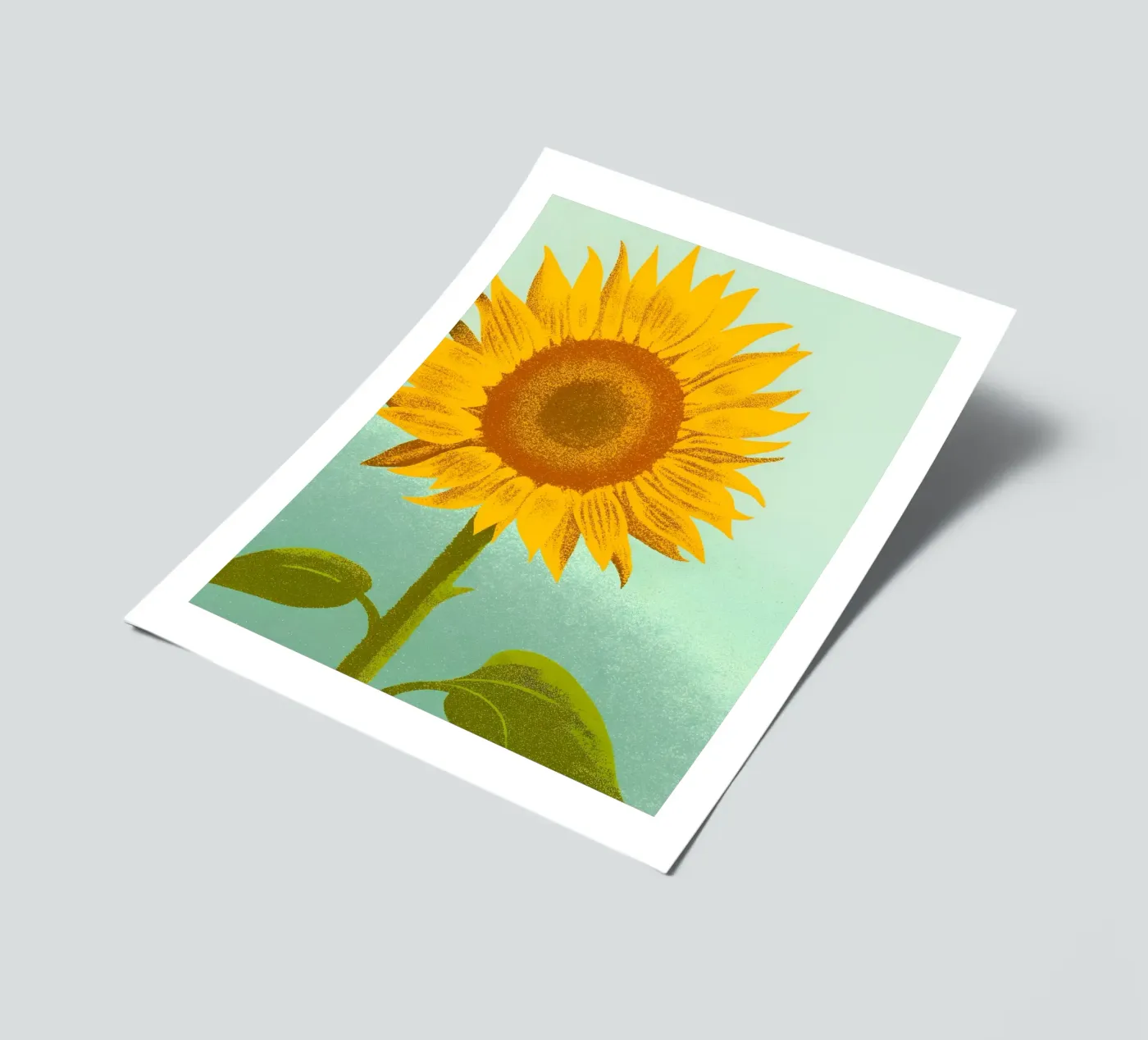 Sunflower sticker sheet by SOUL SHOP