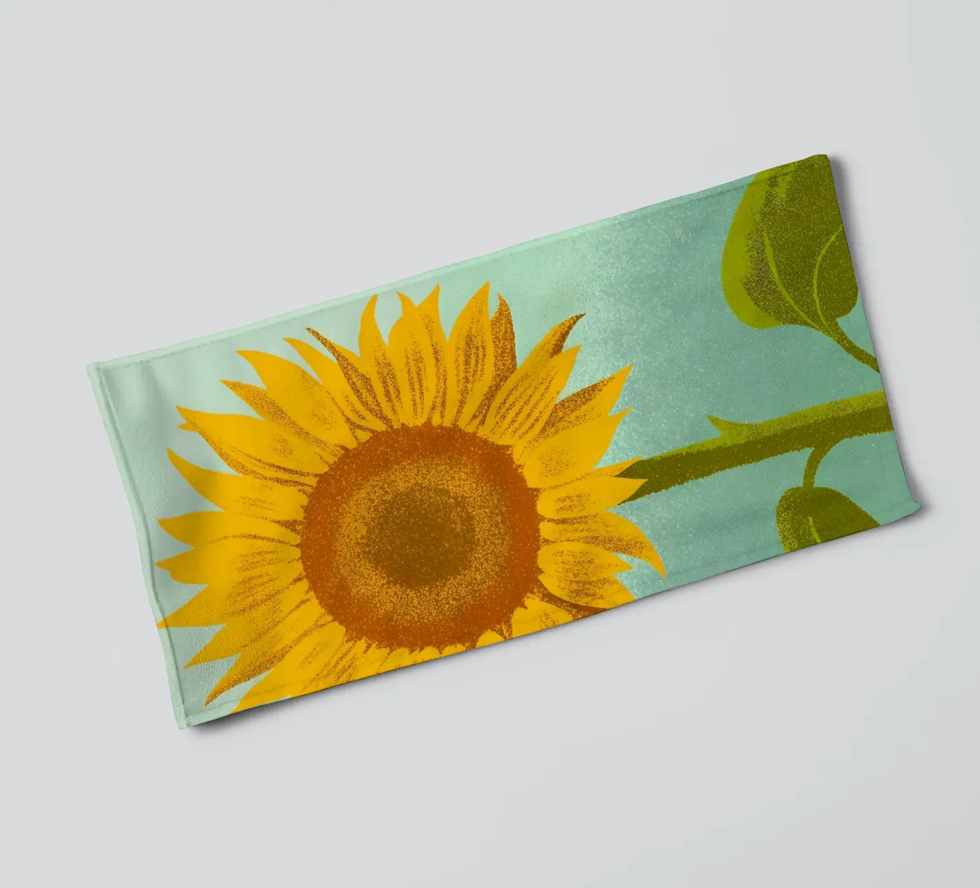 Sunflower towel by SOUL SHOP