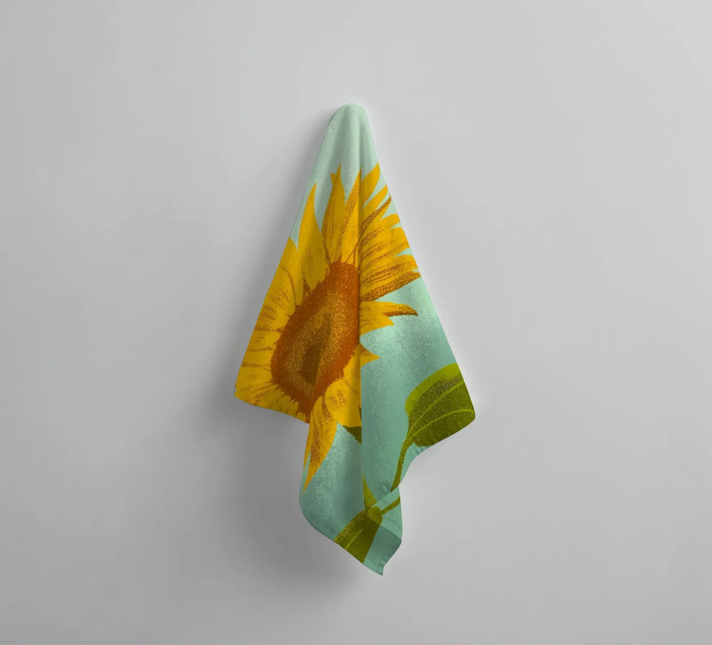 Sunflower towel by SOUL SHOP