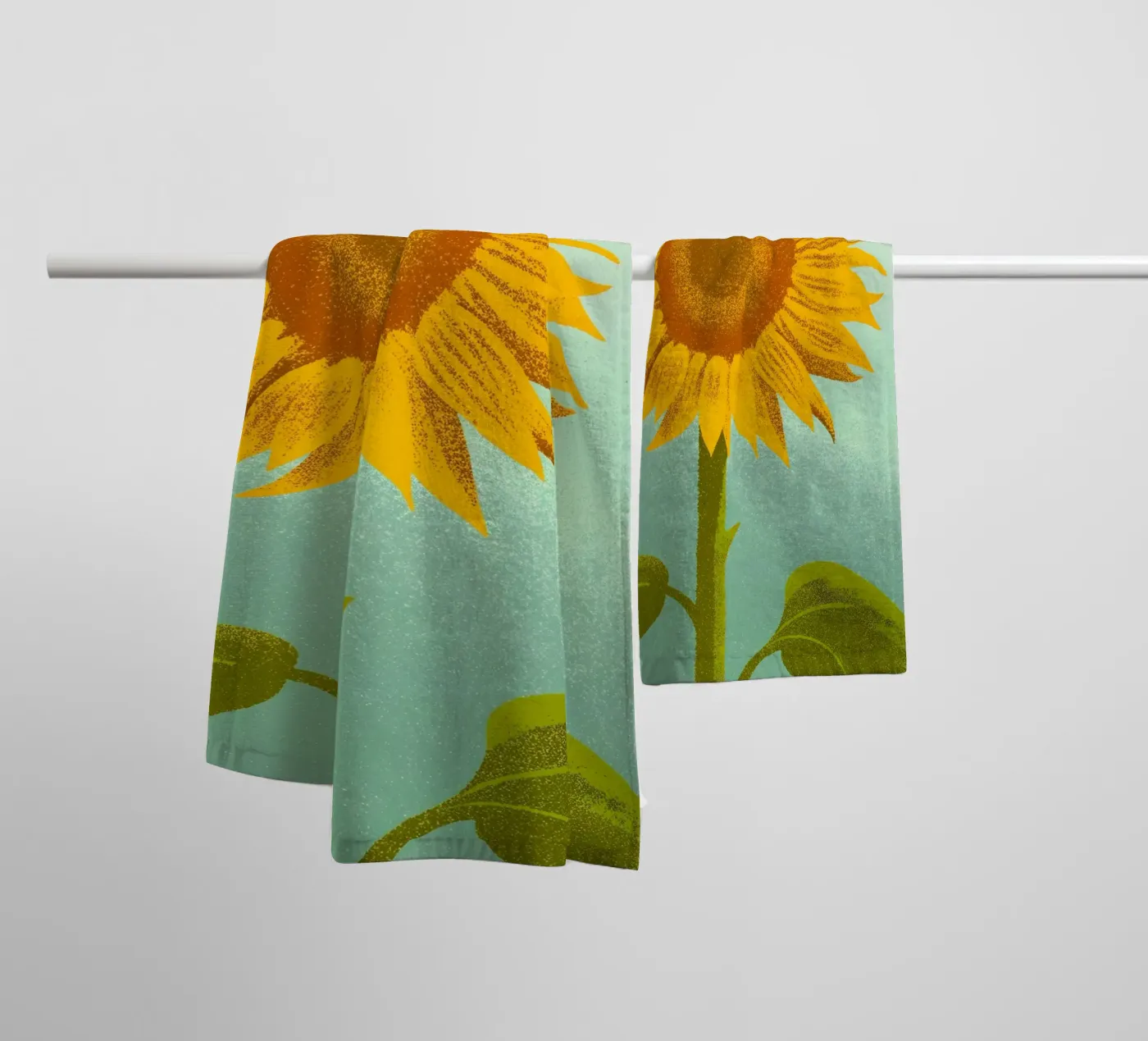 Sunflower towel by SOUL SHOP