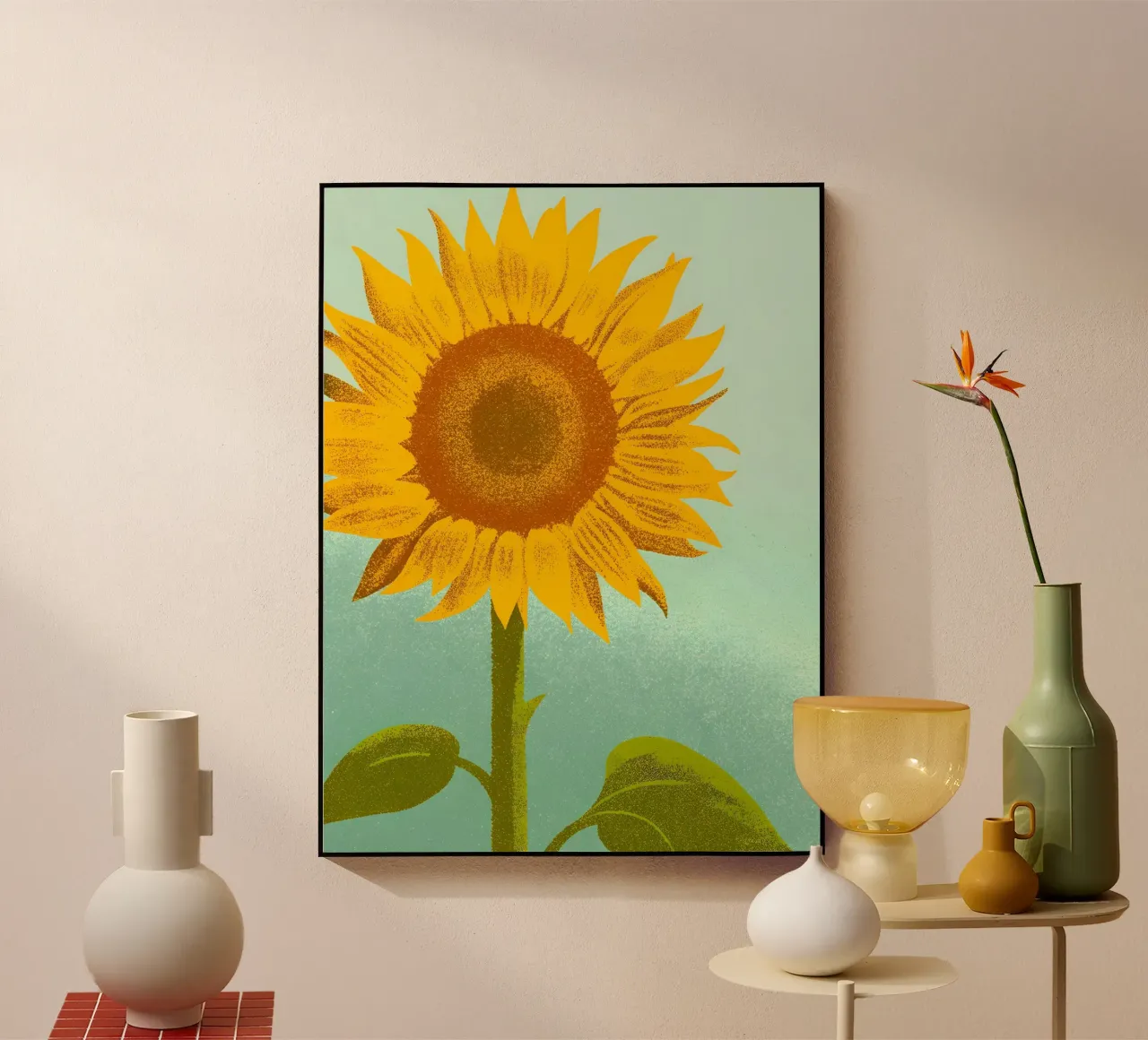 Sunflower Acryl-Glas von SOUL SHOP