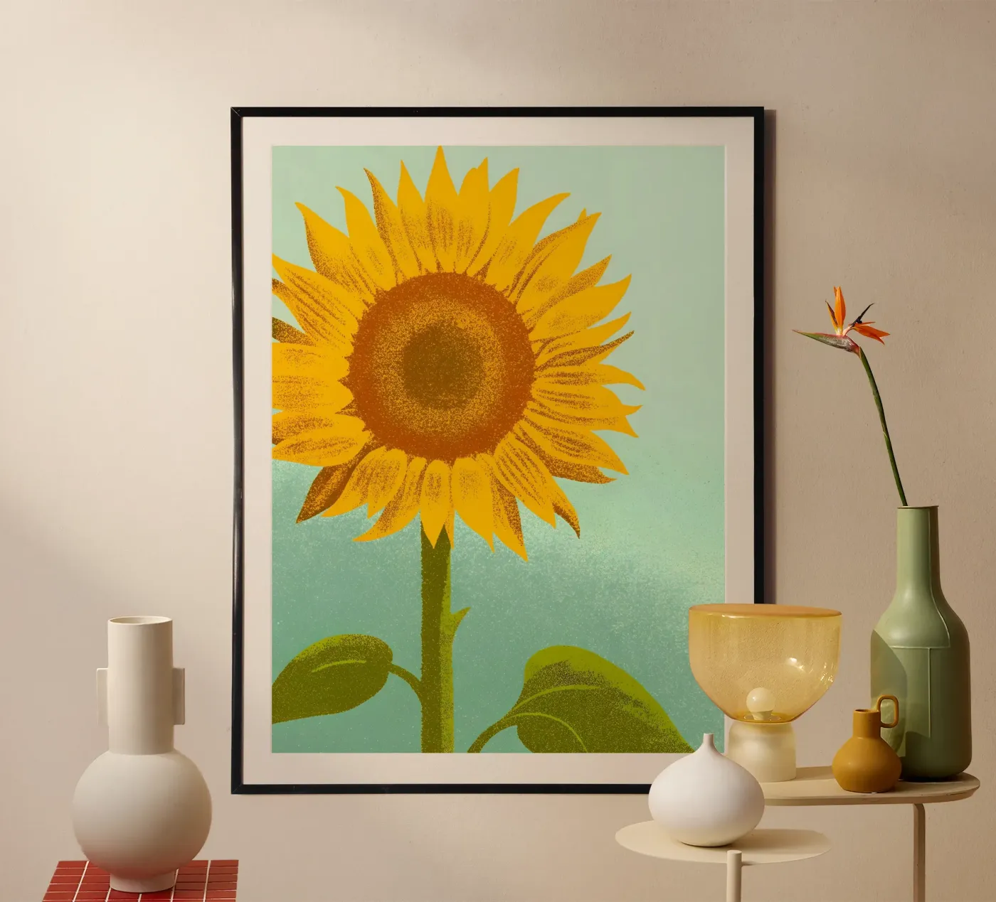 Sunflower Poster von SOUL SHOP