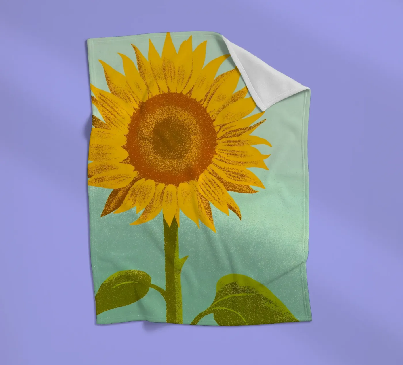 Sunflower Fleecedecke von SOUL SHOP