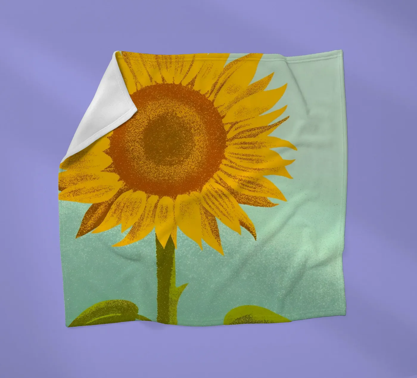 Sunflower Fleecedecke von SOUL SHOP
